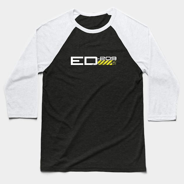 ED-209 - White Baseball T-Shirt by spicytees